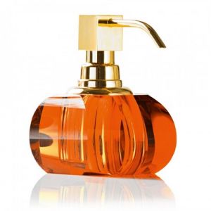 Decor Walther Crystal 0924481 KR SSP soap dispenser (gold pump) Amber Crystal