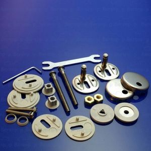 Pressalit D09999 Delight set verstelbare scharnieren chroom