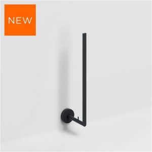 Clou Flat CL090203521 reserverolhouder mat zwart