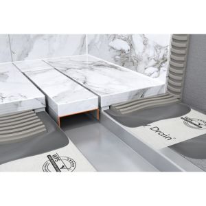 Easy Drain Compact 30 Modulo Stone EDM1NAT80030 douchegoot 80cm zijuitloop