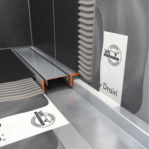 Easy Drain Compact 30 TAF Wall EDCOMTAFW150030 Duschrinn 150cm Seitenauslauf