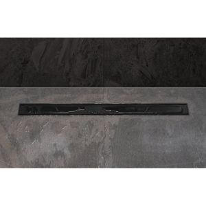 Easy Drain Compact 50 TAF Black EDM1TAFZM50050B douchegoot 50cm zijuitloop