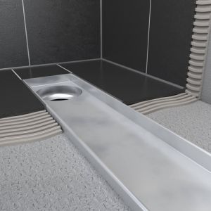 Easy Drain Multi Inbouwdeel EDMIOS700 douchegoot 70cm zijuitloop excentrisch (zonder rooster)