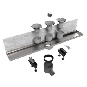 Easy Drain Multi Inbouwdeel EDMWI1100 douchegoot 110cm zijuitloop Wall (zonder rooster)