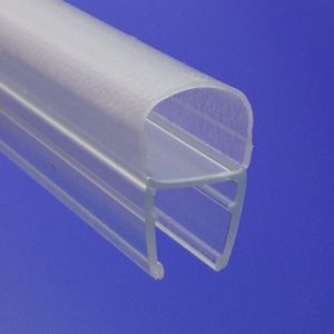 Exa-Lent Universal sample piece of shower rubber type DS25 - 2cm length and suitable for glass thickness 8mm - 1 bellows of 8mm (ball)