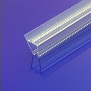 Exa-Lent Universal sample piece of shower rubber type DS44 - 2cm length and suitable for glass thickness 8mm - sealing profile