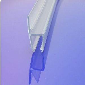 Exa-Lent Universal sample piece of shower rubber type DS45 - 2cm length and suitable for glass thickness 6mm - stop profile 1 flap