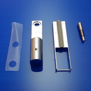 HSK Kienle E100310-U-41 scharnierdeel wandhouder beneden, chroom