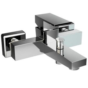 HSK Dusche & Co! 1000309 Duschset 3.09 rechteckig (Badewannenarmatur + Duschset) chrom