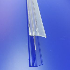 Provex 1246SA00F Entwässerungsstreifen 120cm, 18mm hoch, transparent, für Glasdicke 6mm