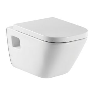Roca The Gap A801470004 toiletzitting met deksel wit *niet meer leverbaar*