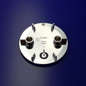 Viega Domoplex 649968 Abdeckplatte für Dusche Siphon ø75mm chrom