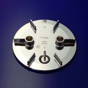 Viega Domoplex 649975 Abdeckplatte für Dusche Siphon ø90mm chrom