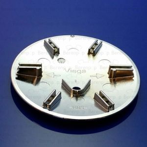 Viega Tempoplex 192730 Abdeckplatte für Dusche Siphon ø120mm chrom (altes Modell)