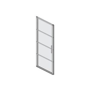 Sealskin Soho SOHO/SW/90/HRZLKSTRP/KF horizontale lekstrip 812mm zwart (korte flap)