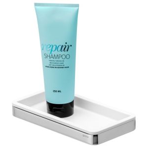 Geesa Rahmen 918802-02 Ablag 21 cm chrom/ weiß