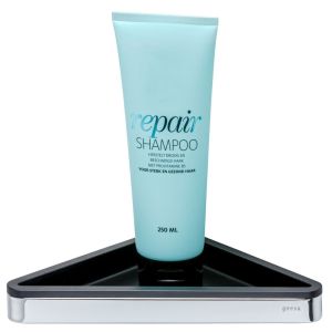 Geesa Gestell 918803-02-06 Eckablage chrom/ schwarz