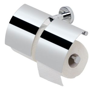 Geesa Hotel 91148 toiletrolhouder met klep dubbel chroom