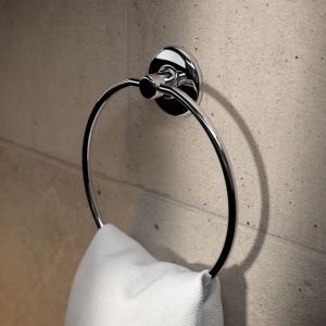 Geesa Hotel 915304-02 handdoekring chroom