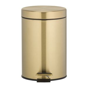 Geesa Hotel 91634-07 pedaalemmer 3 liter vrijstaand goud geborsteld