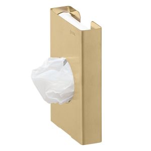 Geesa Nemox Brushed Gold 91122-07 Halter für Hygienebeutel gebürstetes Gold