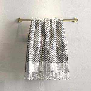 Geesa Nemox Brushed Gold 916507-07-60 wandhanddoekhouder 60cm goud geborsteld