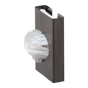 Geesa Nemox Brushed Metal Schwarz 91122-09 Halter für Hygienebeutel schwarzes Metall gebürstet