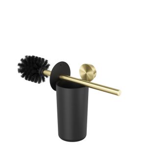 Geesa Opal Brushed Gold 917211-07 toiletborstel met houder goud geborsteld