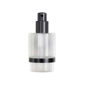 Geesa Opal Brushed Metal Black 917216-09 zeepdispenser 200 ml zwart metaal geborsteld