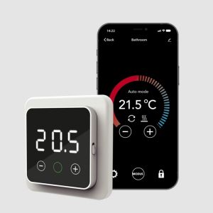 Magnum 825880 F32 Slimme WiFi thermostaat incl. vloersensor Polarwit – RAL 9010