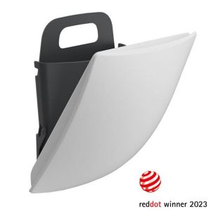 Pressalit 1090000 wand-afvalemmer, soft open, magnetische sluiting wit