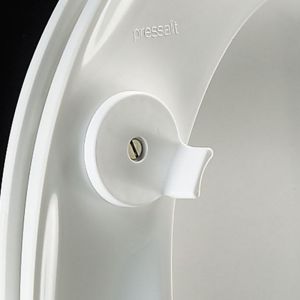 Pressalit Colani R26000-D92999 toilet seat without cover white