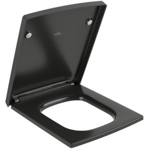 Villeroy en Boch Memento 2.0 8M24S1R7 toilet seat with lid Pure Black