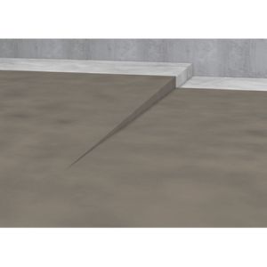 Blanke Aqua Keil 8442840100L afschotprofiel douchevloer 2000x10x40 links RVS verchroomd