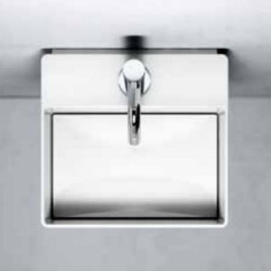 Clou New Flush 1 CL031341002 fountain 28x27cm with flat drain plate aluite white