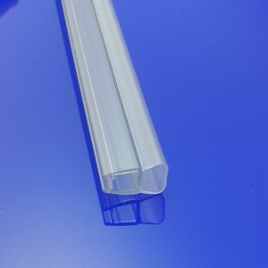 Exa-Lent Universal sample piece of shower rubber type DS59 - 2cm length and suitable for glass thickness 8mm - 1 bellows of 8mm (ball)