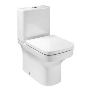Roca Dama Compact A80178B004 toiletzitting met deksel wit