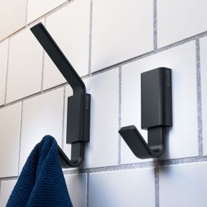 Geesa Frame 918413-06 handdoekhaak zwart