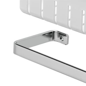 Geesa Frame 918801-02 douchemand 21 cm chroom/ wit