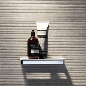 Geesa Gestell 918804-02 Ablag universal 21 cm chrom/ weiß