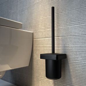 Geesa Frame 918811-06-06 toiletborstel met houder (zwarte borstelkop) zwart