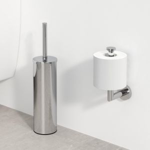Geesa Nemox 651006 Toilettenbürstenhalter (schwarzer Bürstenkopf) chrom