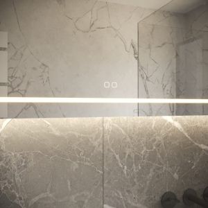 Phantom Mirrors Serie 001 001.80.70 rechthoekige LED spiegel, 80x70 cm met directe en indirecte led rondom