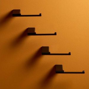 Pressalit Style PR40200 toiletrolhouder mat zwart