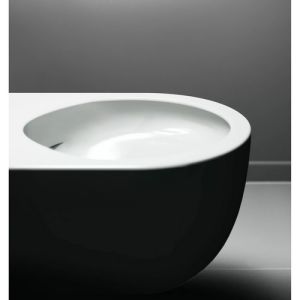 Clou Hängematte CL040108020 Randlose 49cm wandhängende Toilette mit WC-Sitze weiß matt