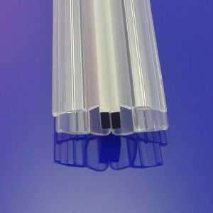 Exa-Lent Universal sample piece of shower rubber type DS22 - 2cm length and suitable for glass thickness 10mm - magnet straight