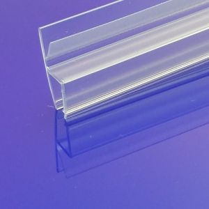 Exa-Lent Universal sample piece of shower rubber type DS45 - 2cm length and suitable for glass thickness 8mm - stop profile 1 flap