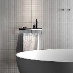 Geesa Frame 918853-02-06-420 handdoekrek met planchet chroom/ zwart