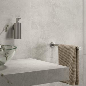 Geesa Nemox Stainless Steel 916519-05 1-lids handdoekhouder RVS geborsteld