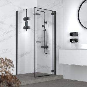 Geesa Frame 918902-06-06 ophangbaar doucherek 25 cm zwart